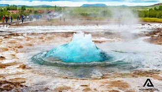 geysir strokkur at golden circle in iceland
