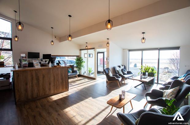 Hotel Reception in South Coast of Iceland