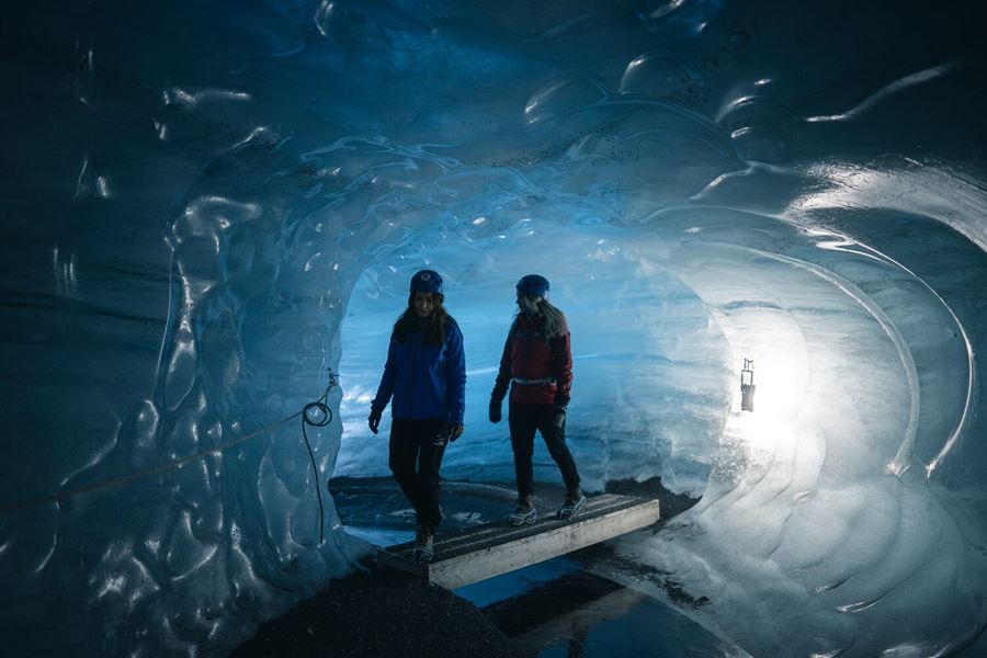 Two Female Tourists Katla 