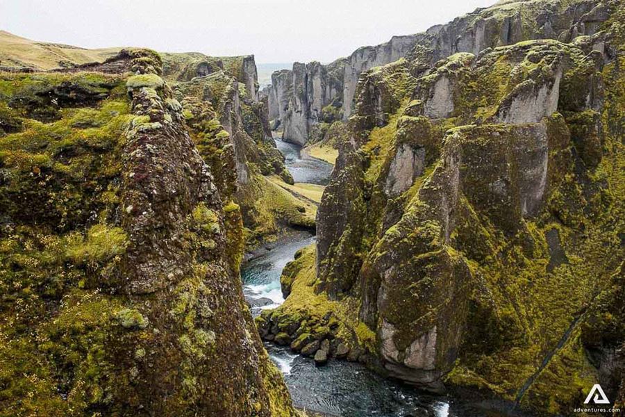 Fjadrargljufur Canyon in Iceland
