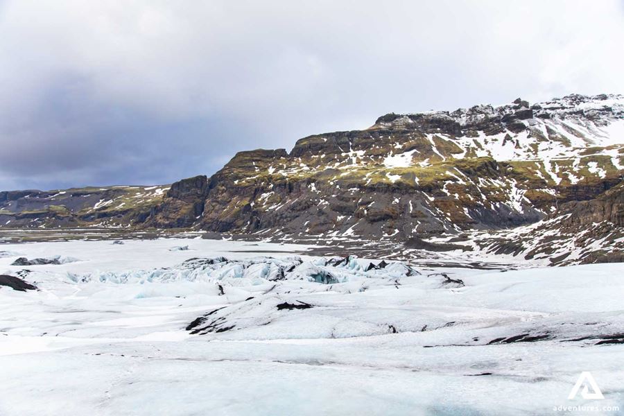 View from Sólheimajökull glacier