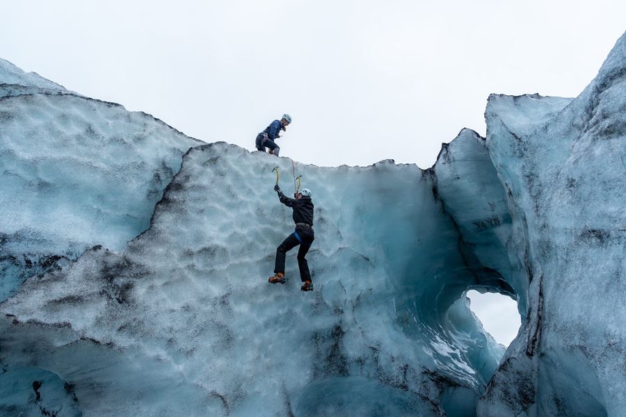 Two Climbers Sólheimajökull