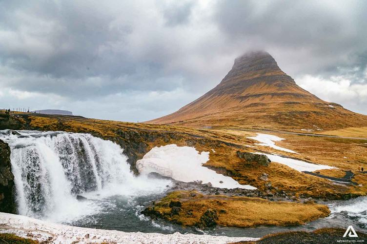 Kirkjufell high mountain