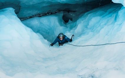 Blue Ice Glacier Hike and Ice Climbing in Iceland