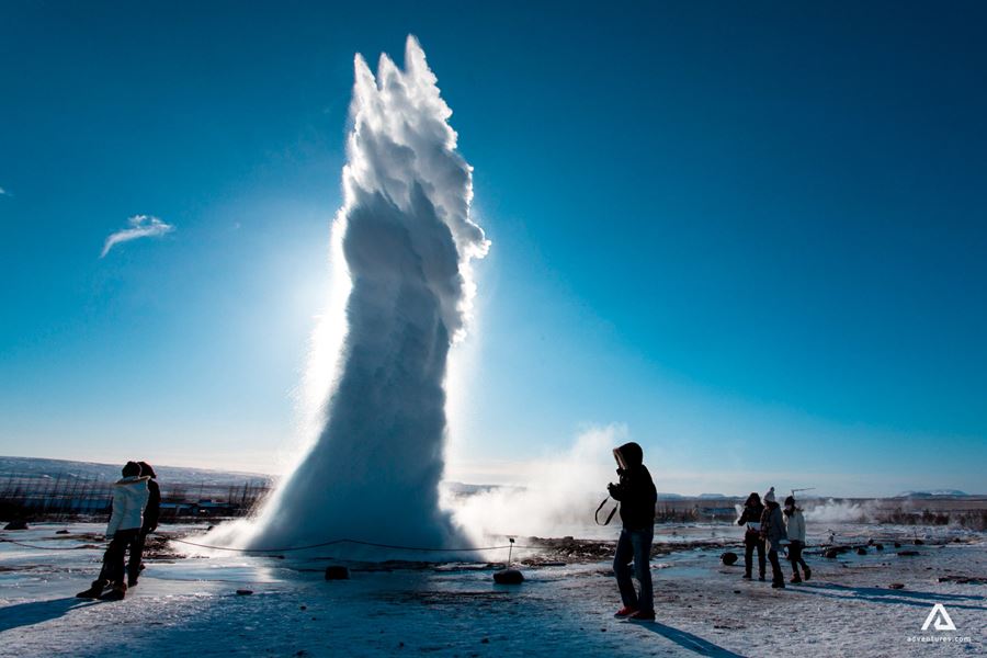 Strokkur Geyser in Iceland