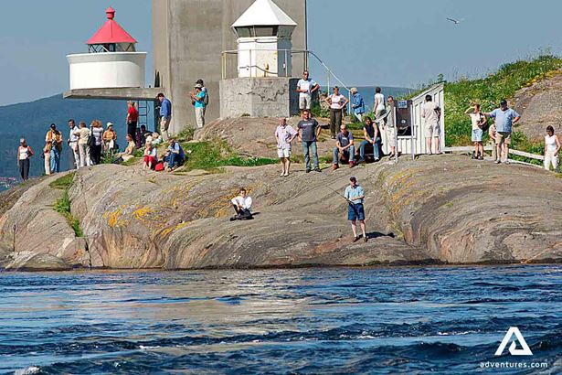 seashore by the Bodo lighthouse in Norway