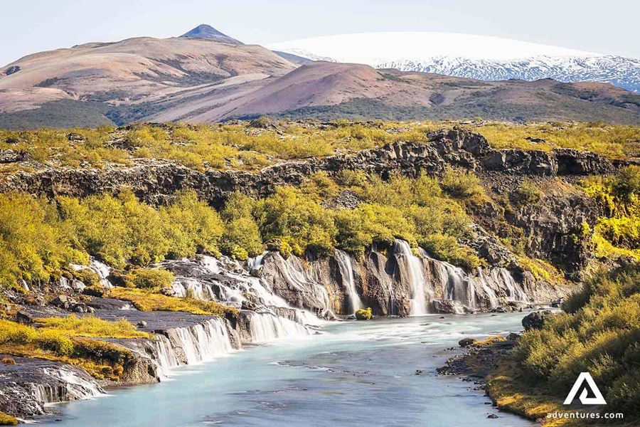 landscape view near hraunfossar