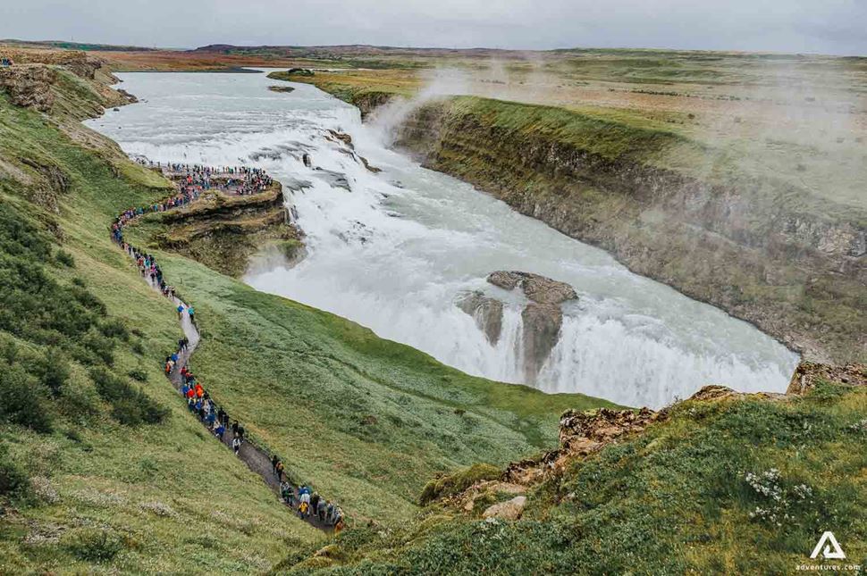 Gullfoss Waterfall on Golden Circle