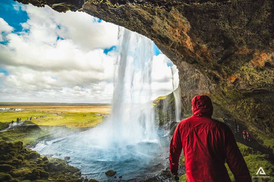  Passage Under Seljalandsfoss Waterfall