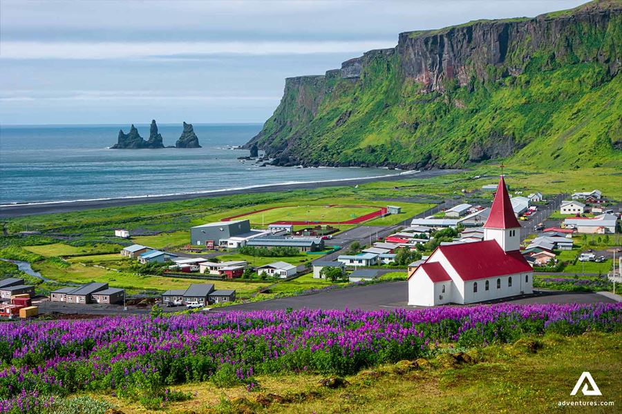 Vik Church and Beach