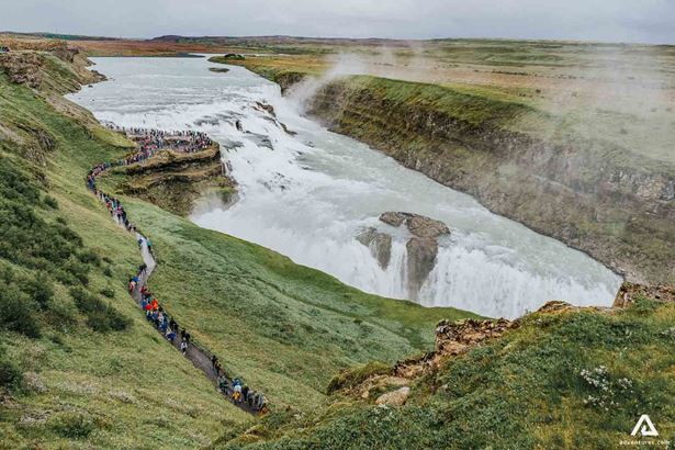 Gullfoss Waterfall on Golden Circle