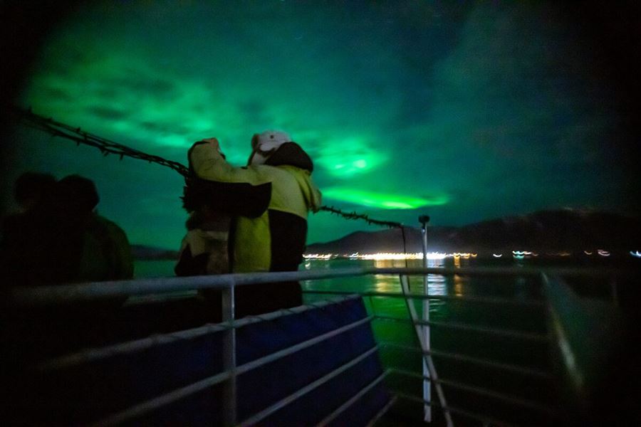 Auroras From Boat