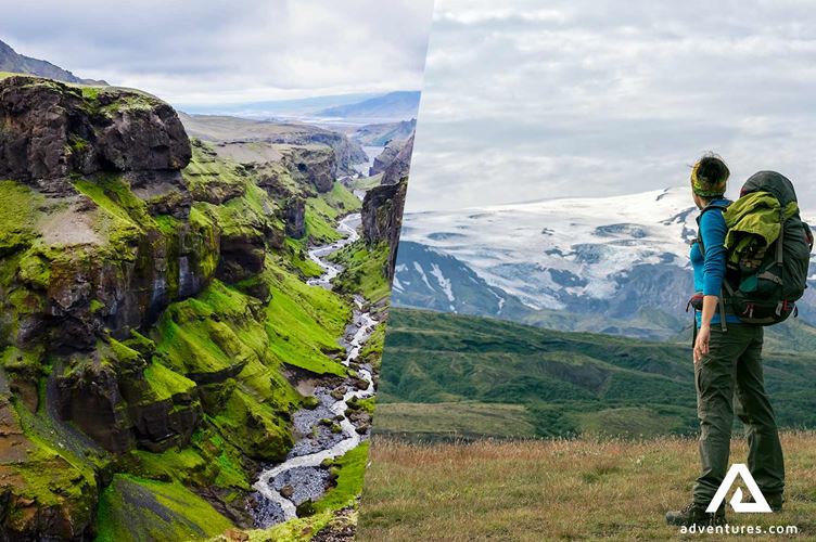 thorsmork valley hiking views