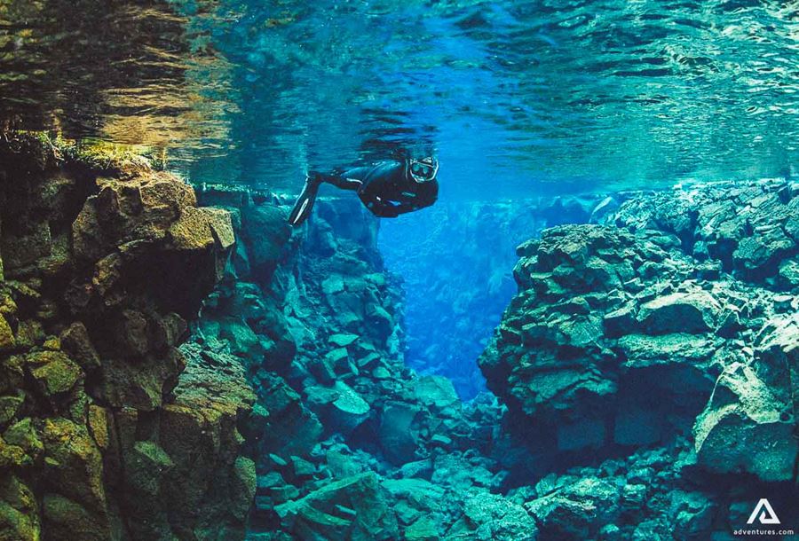 Snorkeling in Silfra