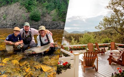 Historic Salmon Fly Fishing Lodge on the Cascapedia River