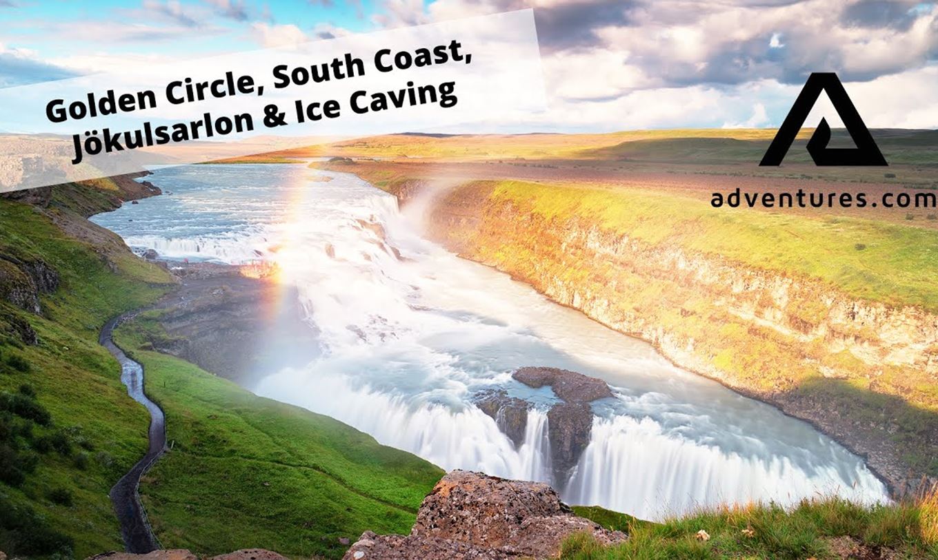 Golden Circle, South Coast, Jökulsárlón & Ice Caving Tour with Adventures.com