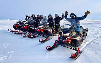 Snowmobile Tour in North Iceland - Lake Myvatn Area