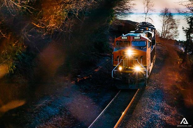 underground train in canada