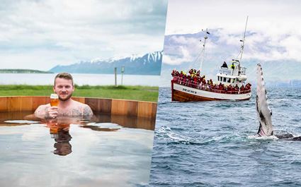 Wale beobachten & Bier-Spa