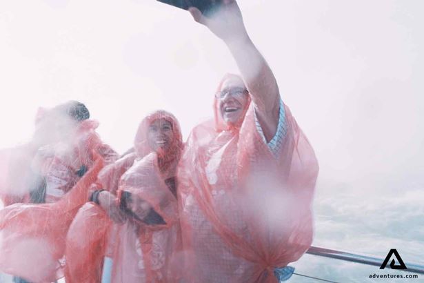 people taking a selfie