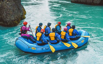 Hvítá River Rafting in Gullfoss Canyon