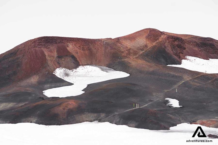 magni volcanic crater near eyjafjallajokull