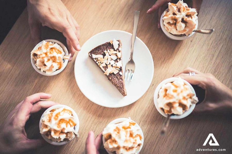 dessert tasting in iceland