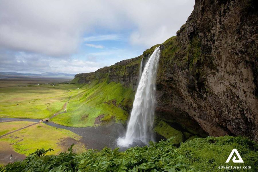 seljalandsfoss waterfall in iceland