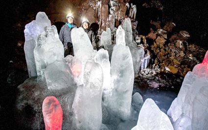 Grotte de Lofthellir dans le Nord de l’Islande – Au départ de Myvatn