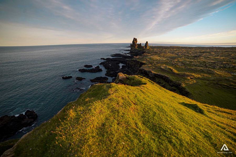 Snaefellsnes Peninsula Sea Shore Landscape