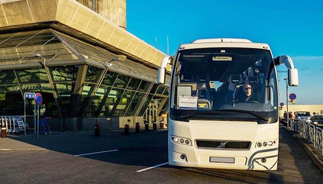 Navette en bus pour l'aéroport