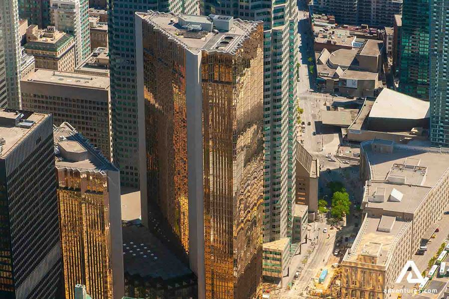 tall glass building view