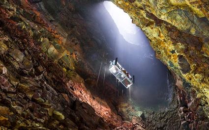 Inside the Volcano - Thrihnukagigur Magma Chamber