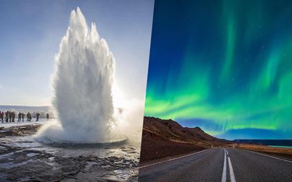 Golden Circle, Secret Lagoon, Kerið & Aurora Borealis