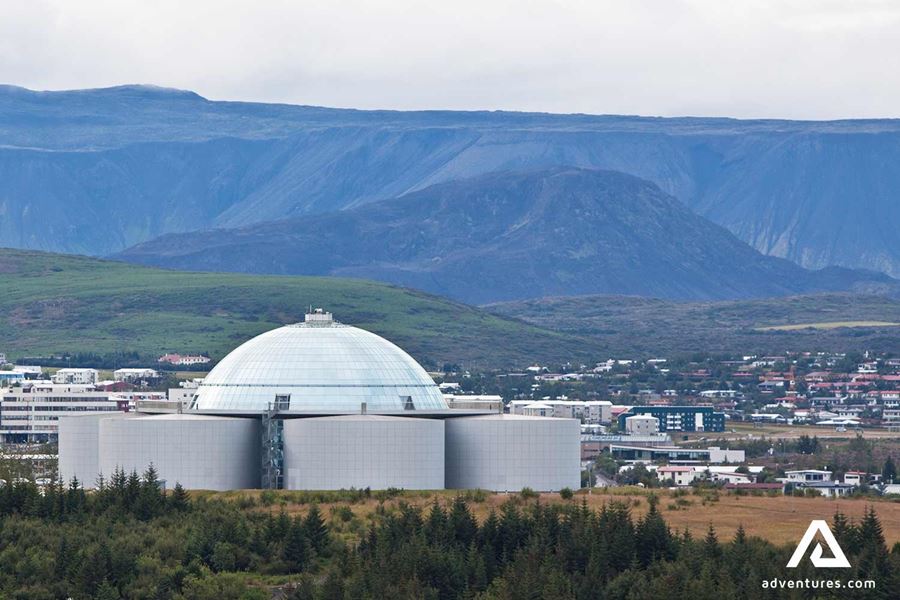 aerial view of perlan