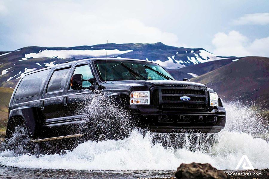 big black super jeep