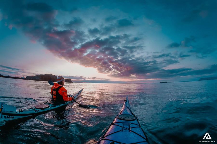 Kayaking in Iceland