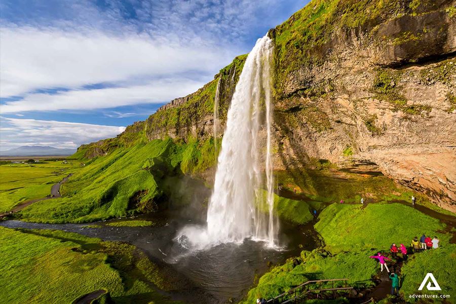 Waterfall in South Iceland