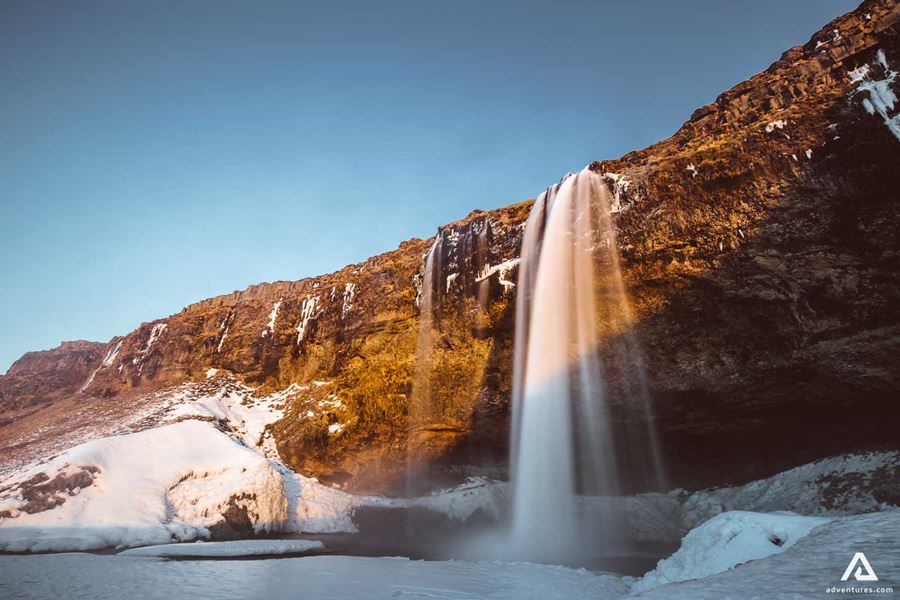 Seljalandsfoss Waterfall on South Coast