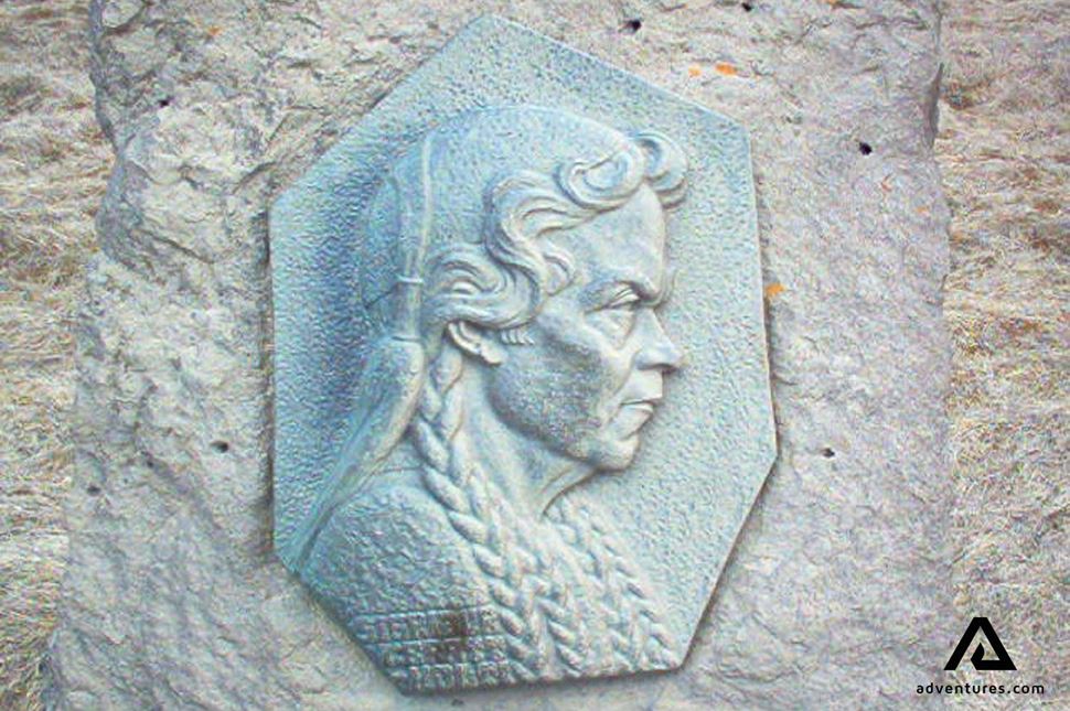 Sigridur Omasdottir plaque in iceland